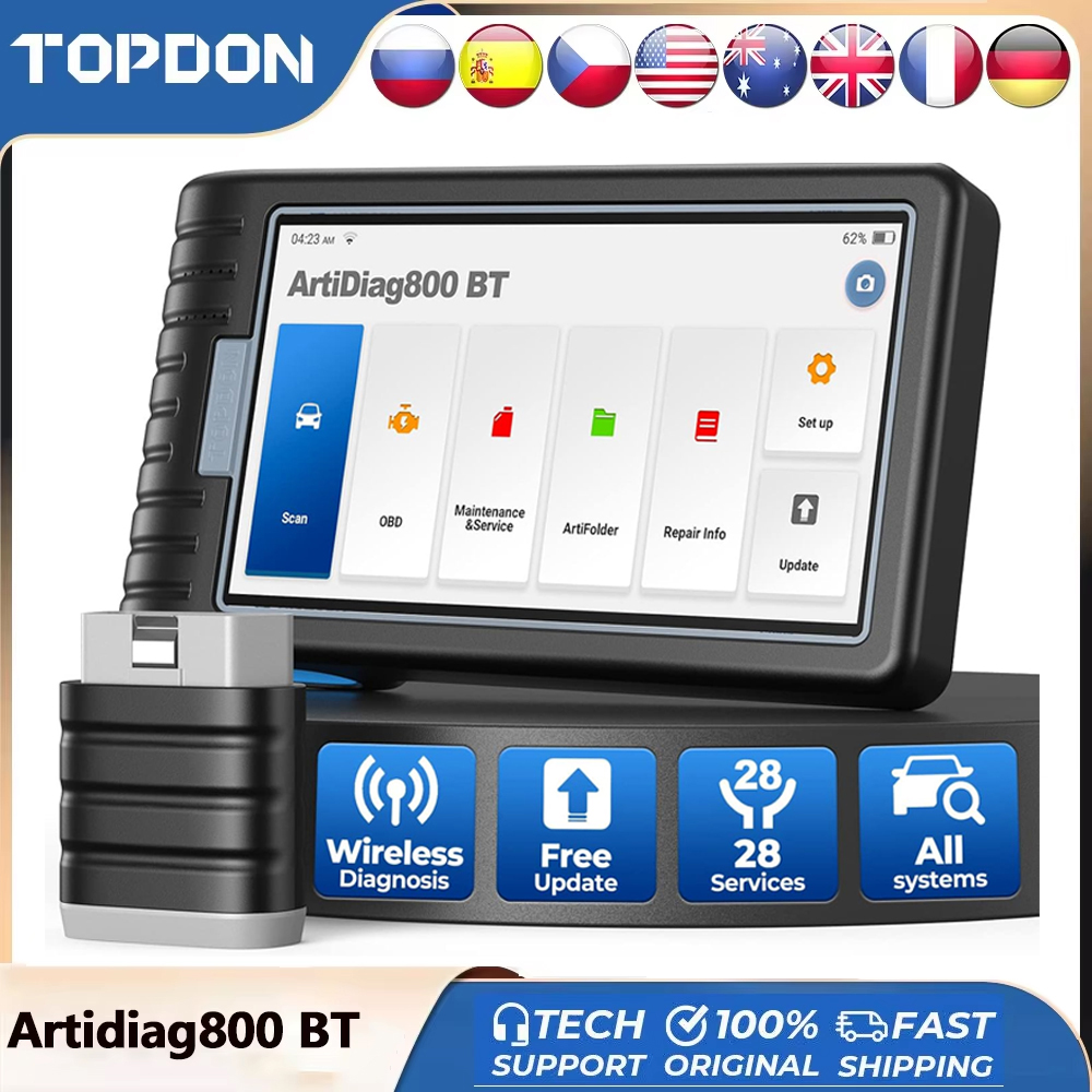 TOPDON ArtiDiag800 BT Araç Teş - Topdon Tc001 Thermal Camera incelemesi ve fiyatı